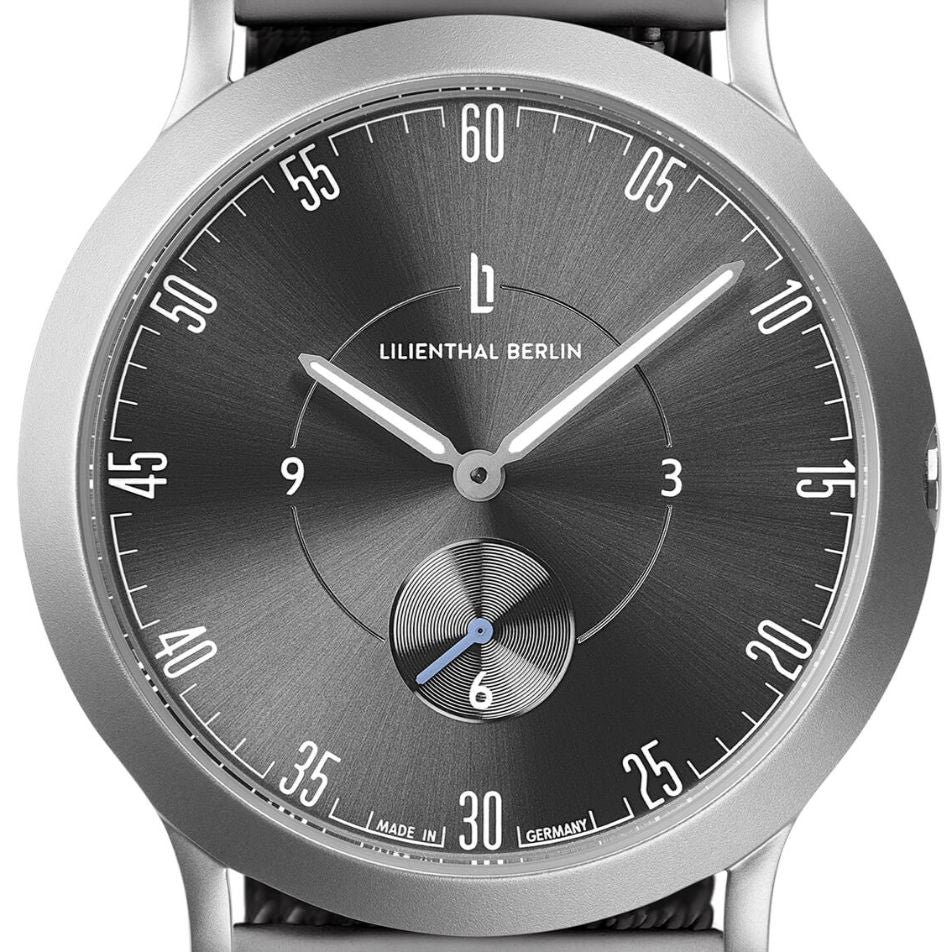 Lilienthal 1, All Silver Small/ Stainless Steel Strap