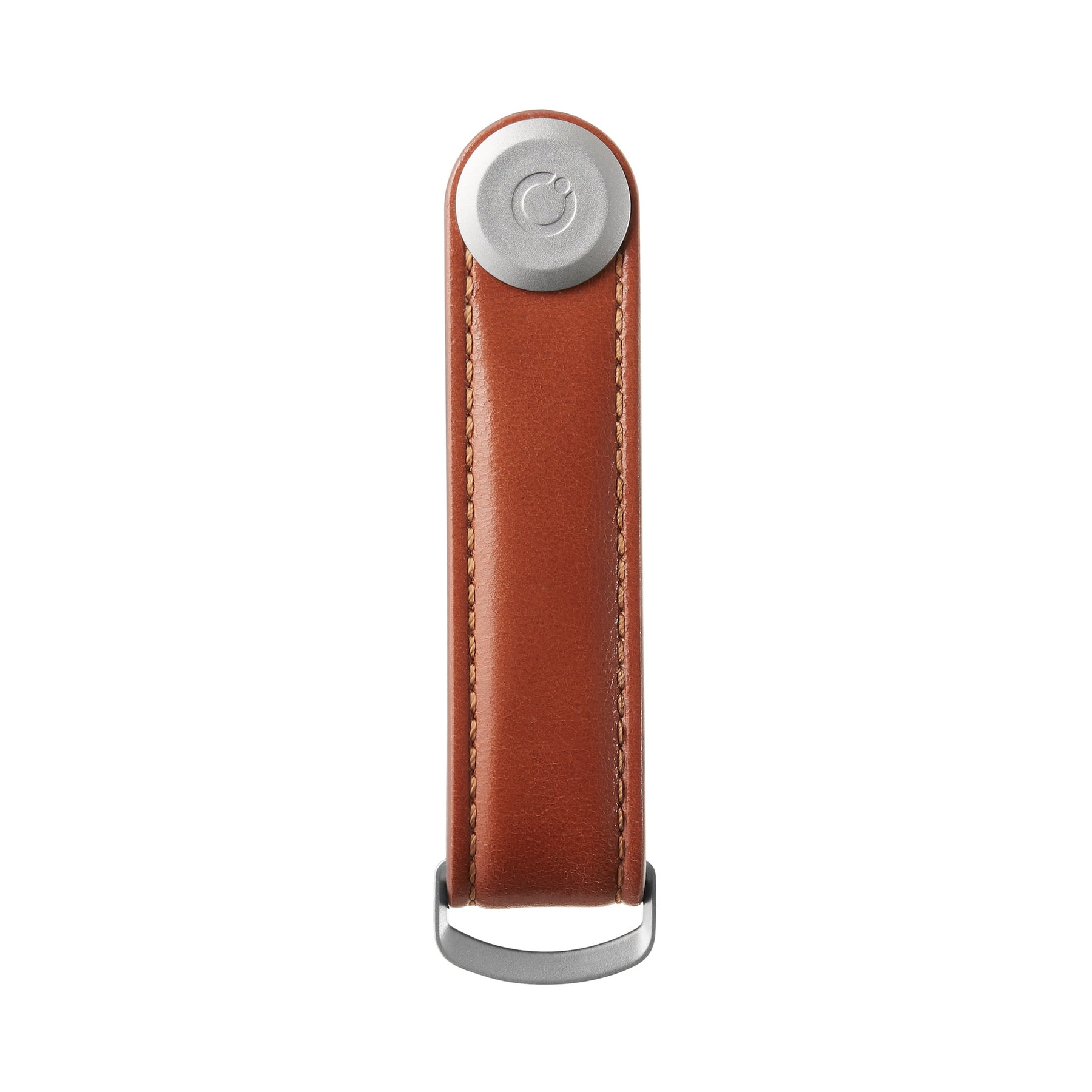 Leather Key Organiser, Cognac with Tan Stitching | Orbitkey - Wake Concept Store
