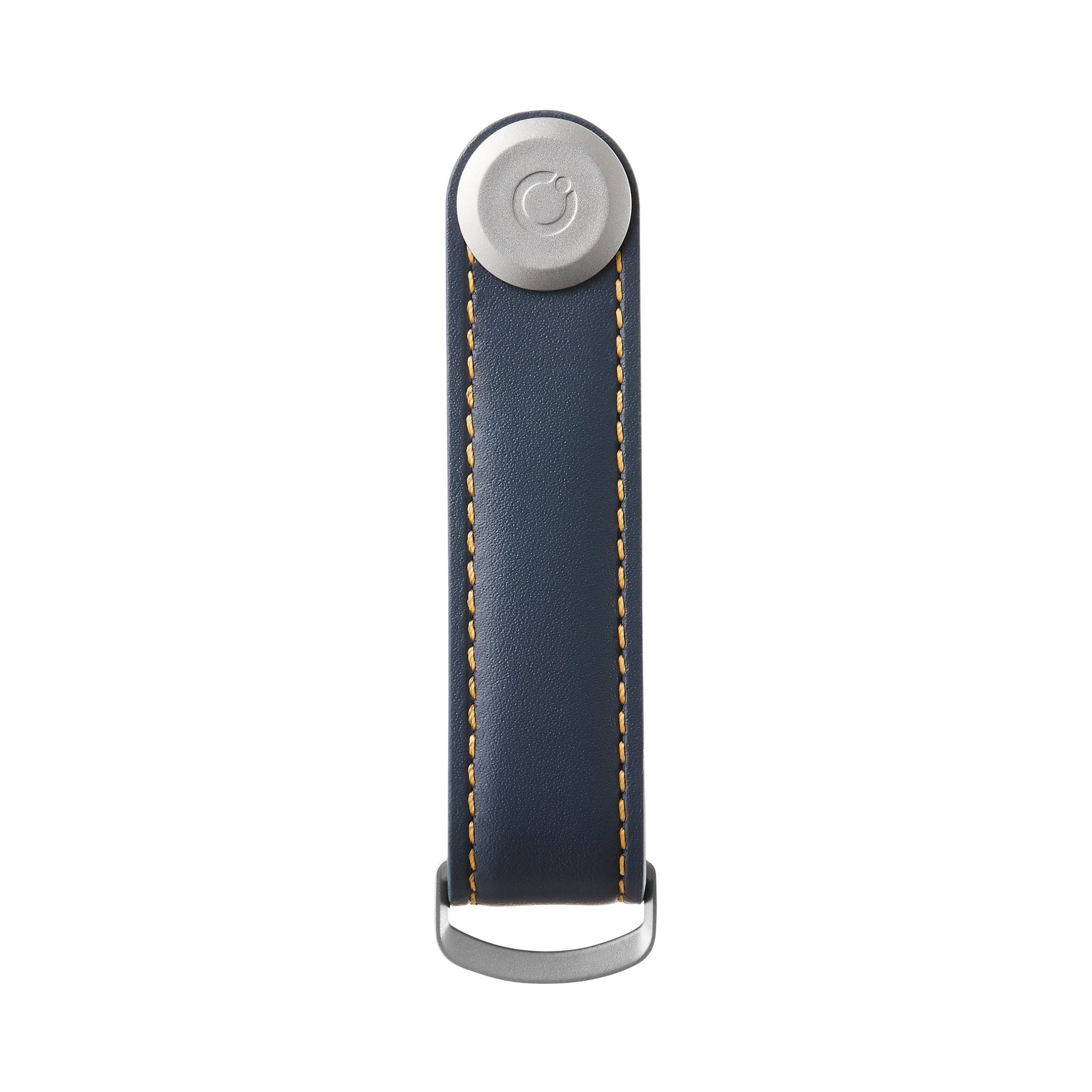 Leather Key Organiser, Navy with Tan Stitching | Orbitkey - Wake Concept Store