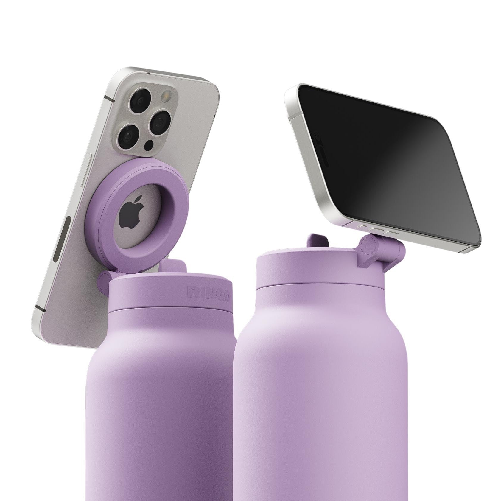 RINGO PRO Magsafe Water Bottle with Sip Lid 24oz, Lilac