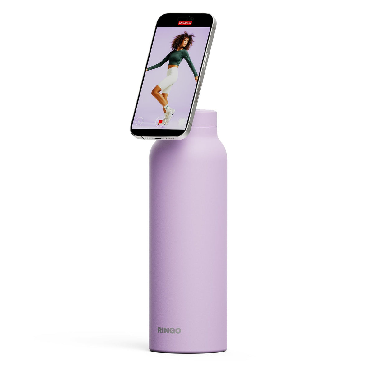 RINGO PRO Magsafe Water Bottle with Sip Lid 24oz, Lilac