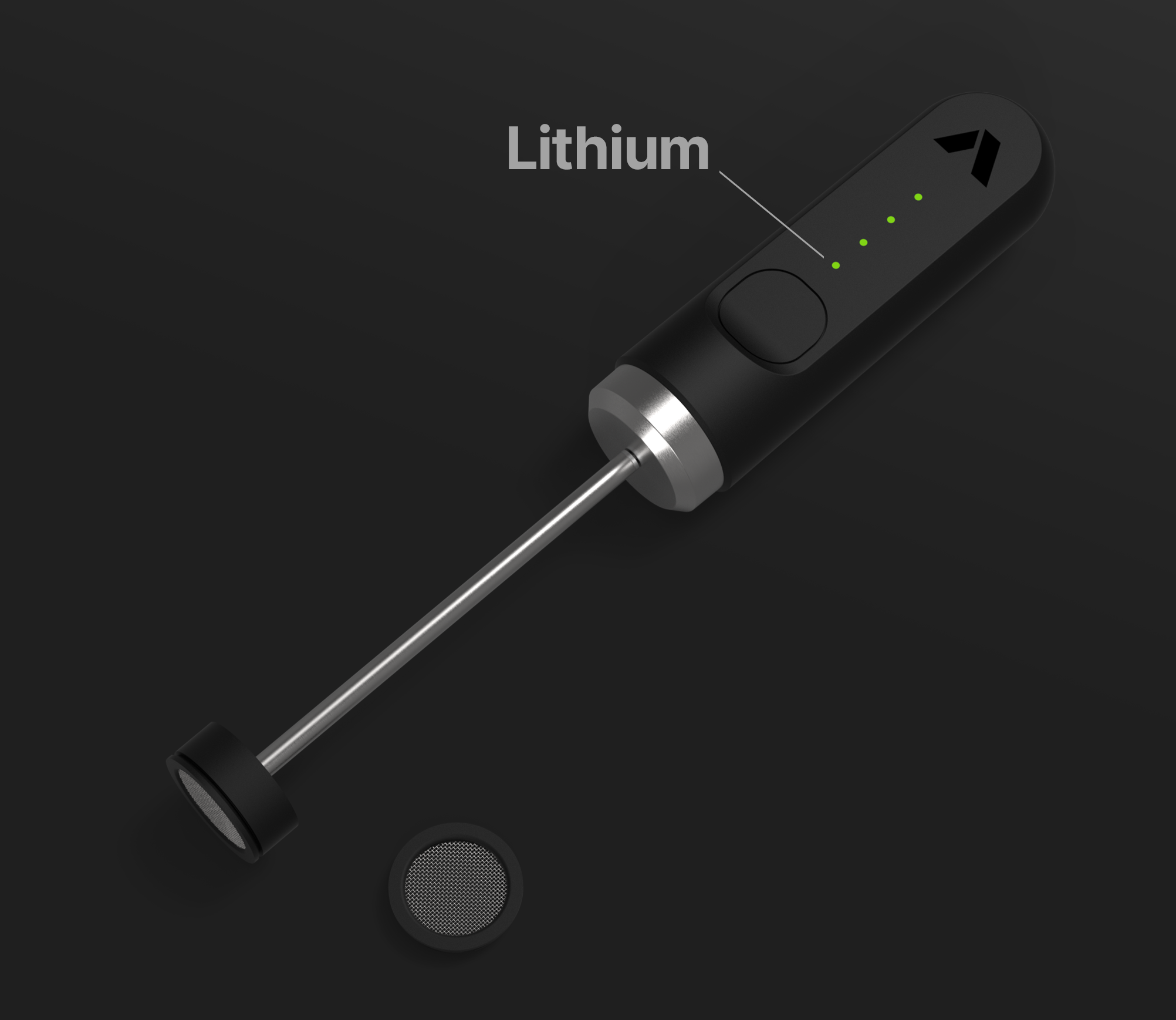 NanoFoamer Lithium Rechargeable Handheld Milk Foamer