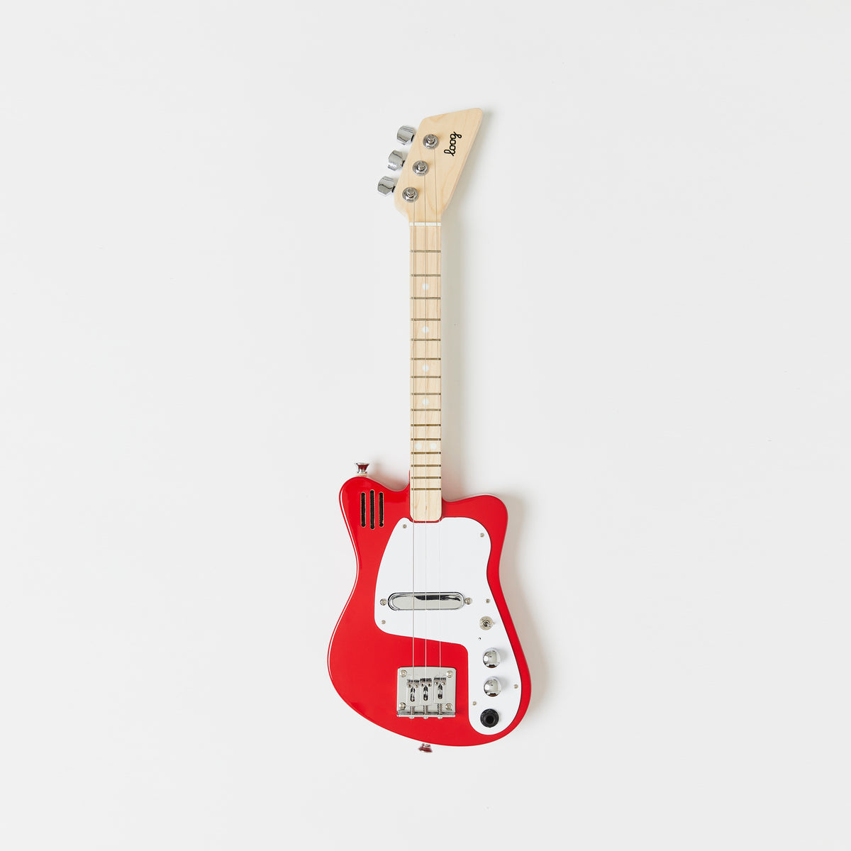 Loog Mini Electric Guitar for Kids, Red