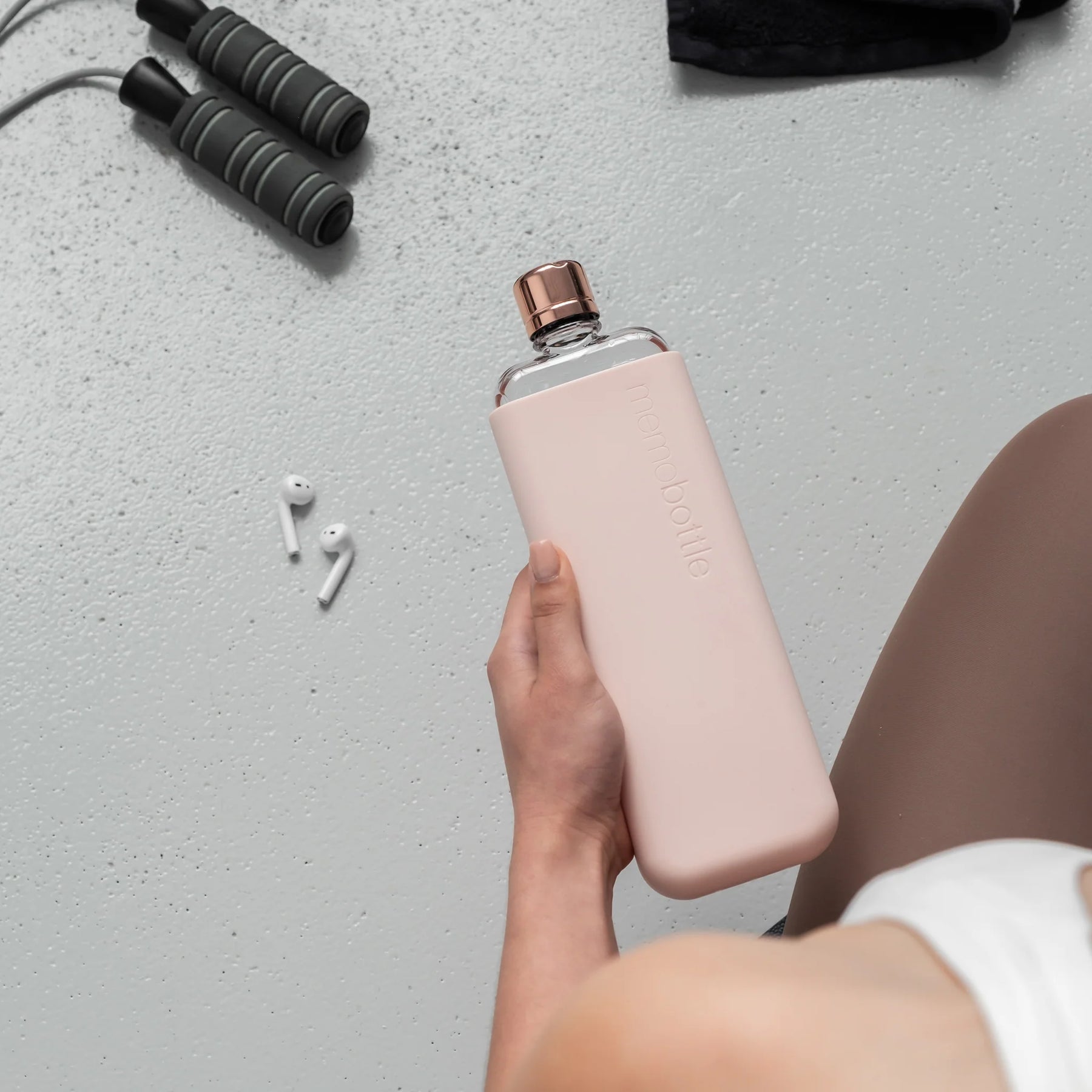 SLIM Silicone Sleeve, Pale Coral | memobottle - Wake Concept Store