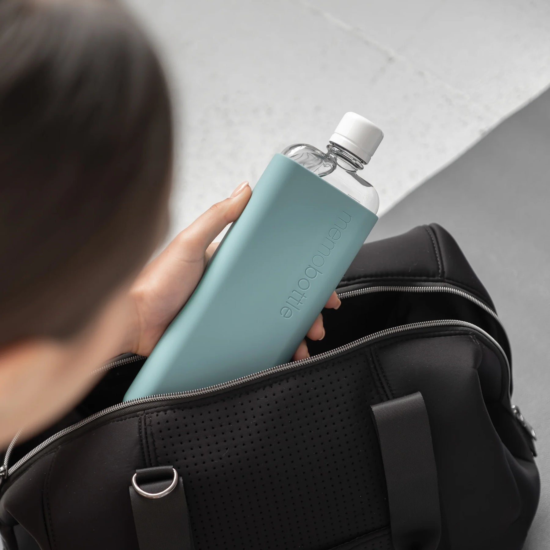 SLIM Silicone Sleeve, Sea Mist | memobottle - Wake Concept Store