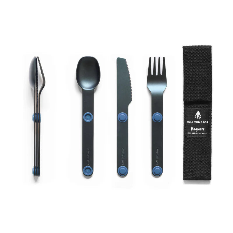 Magware - Magnetic Flatware Single Set, Blue