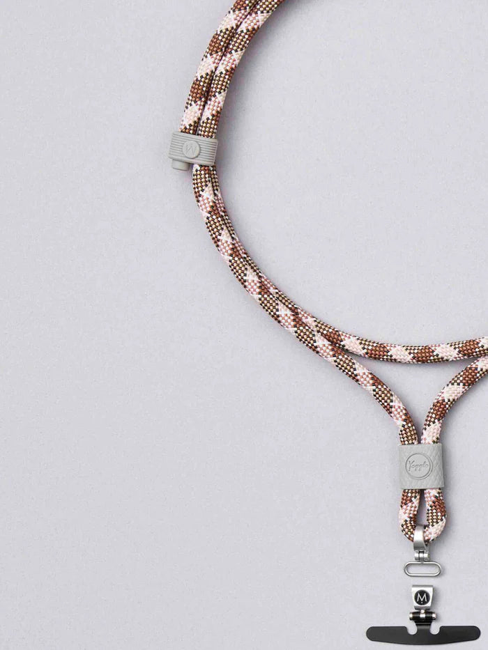 Yoggle Click Crossbody Phone Strap, Brown Red | M.Craftsman - Wake Concept Store