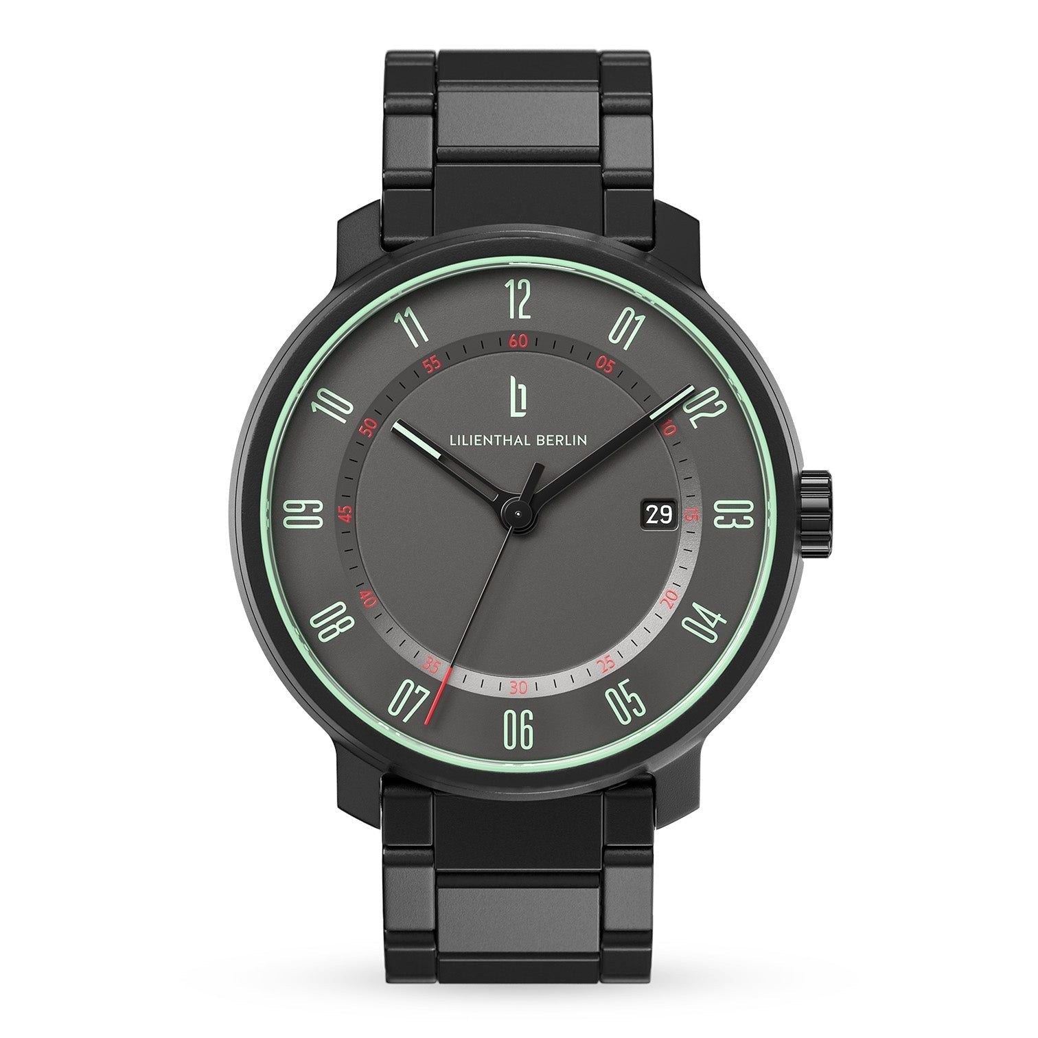 Neolux, Grey Mint/ Stainless Steel Black Matte