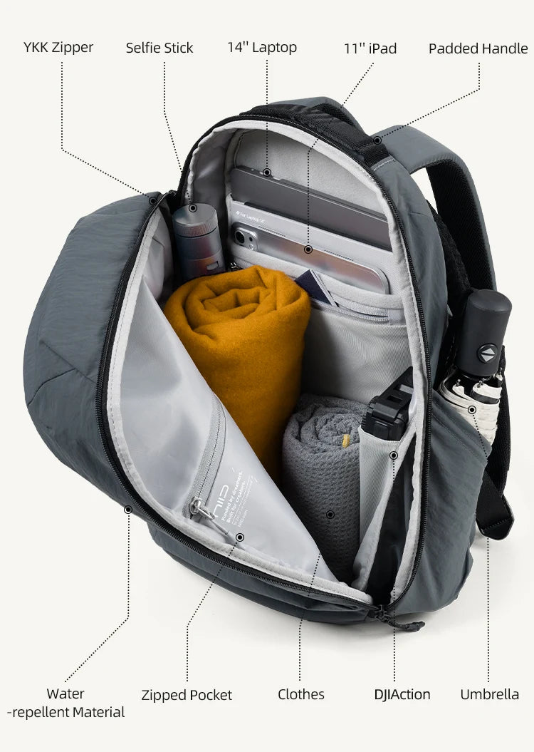 NEO Nomad N3 Lightweight Laptop Backpack 19L