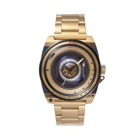 Robotoys X Automatic Twin Lens Watch, Gold