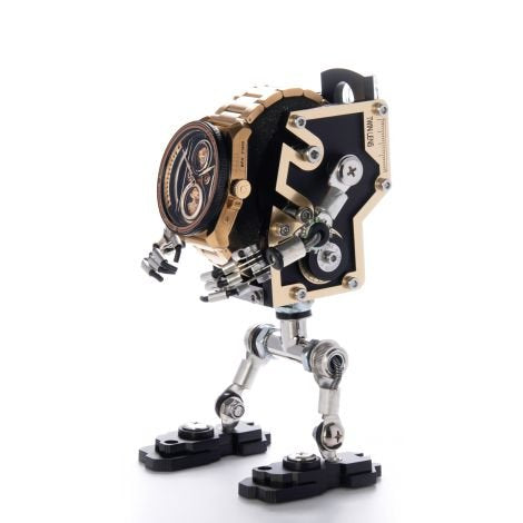 Robotoys X Automatic Twin Lens Watch, Gold