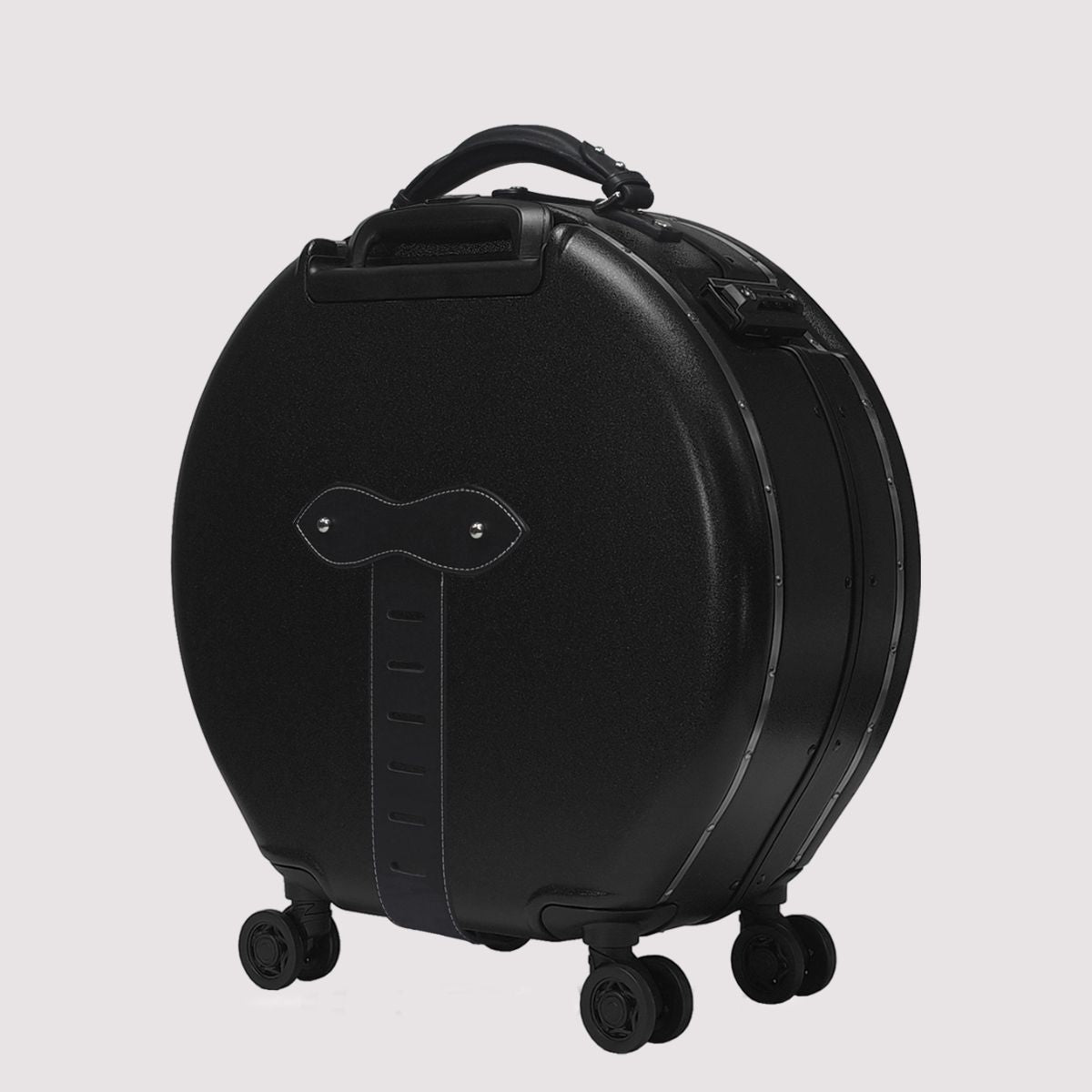 OOKONN Round 20" Carry-on Luggage, Bondage Grey Scale