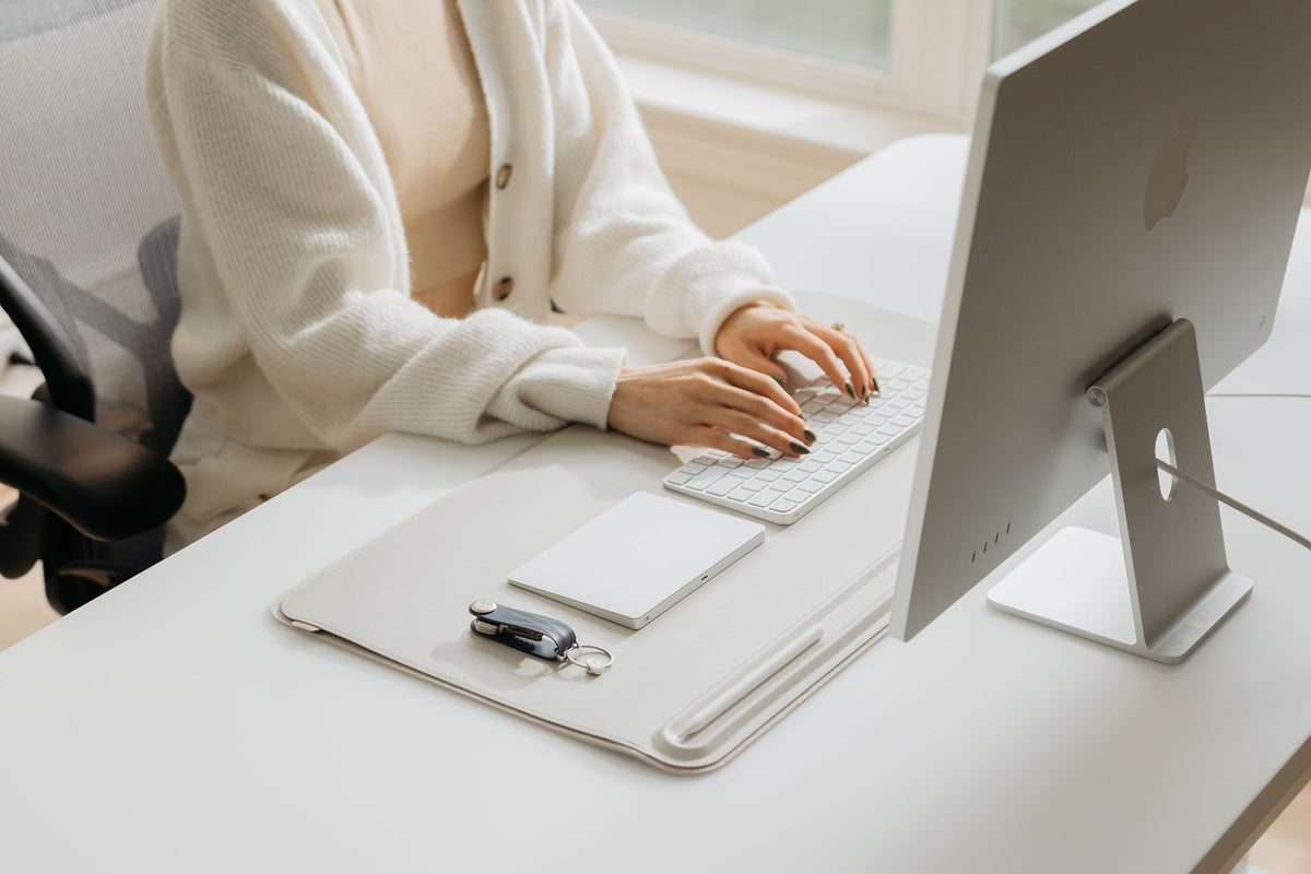 Desk Mat, Stone | Orbitkey - Wake Concept Store
