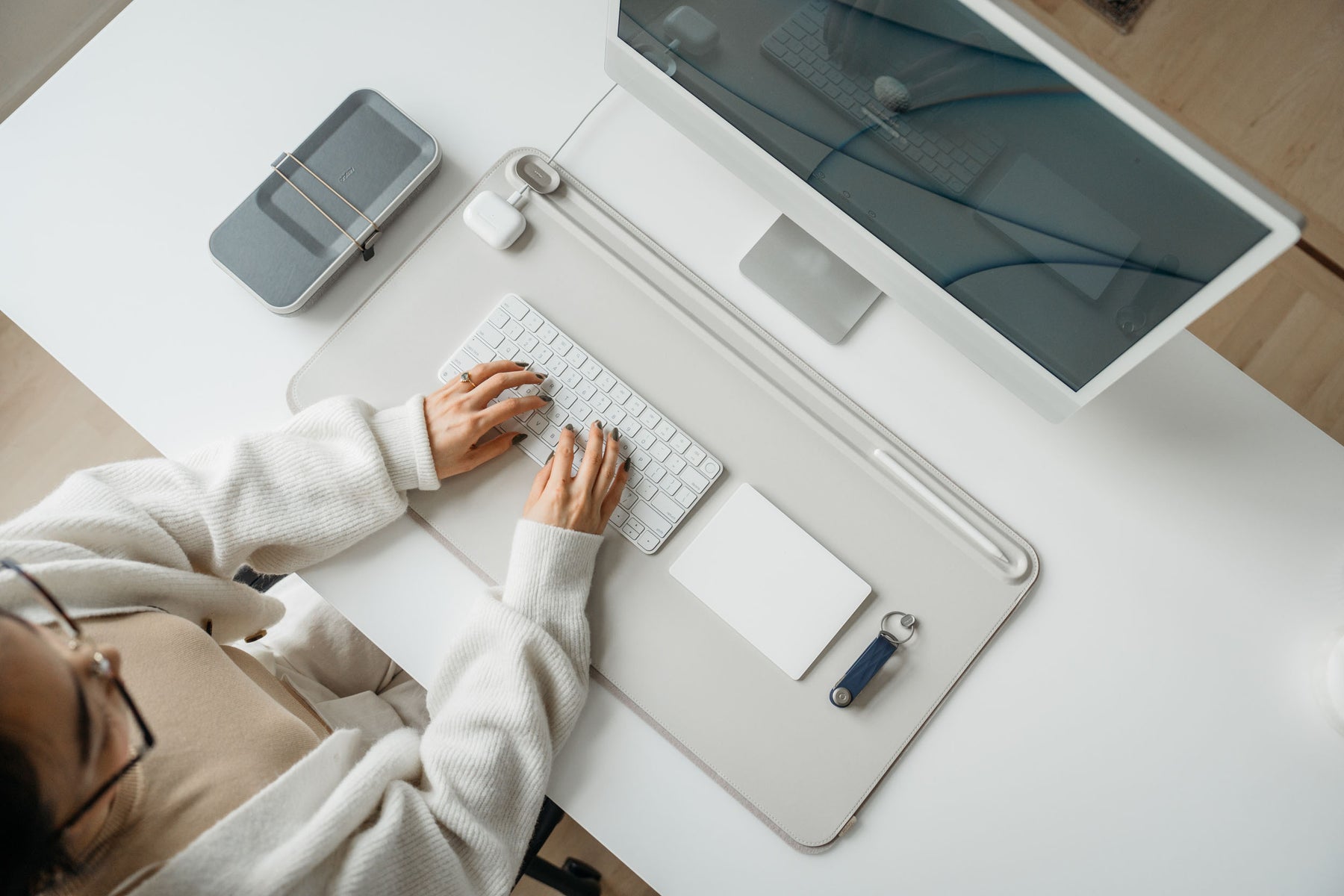 Desk Mat, Stone | Orbitkey - Wake Concept Store