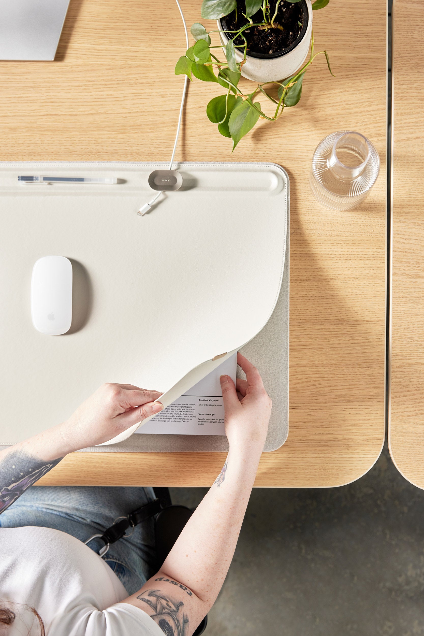 Desk Mat, Stone | Orbitkey - Wake Concept Store