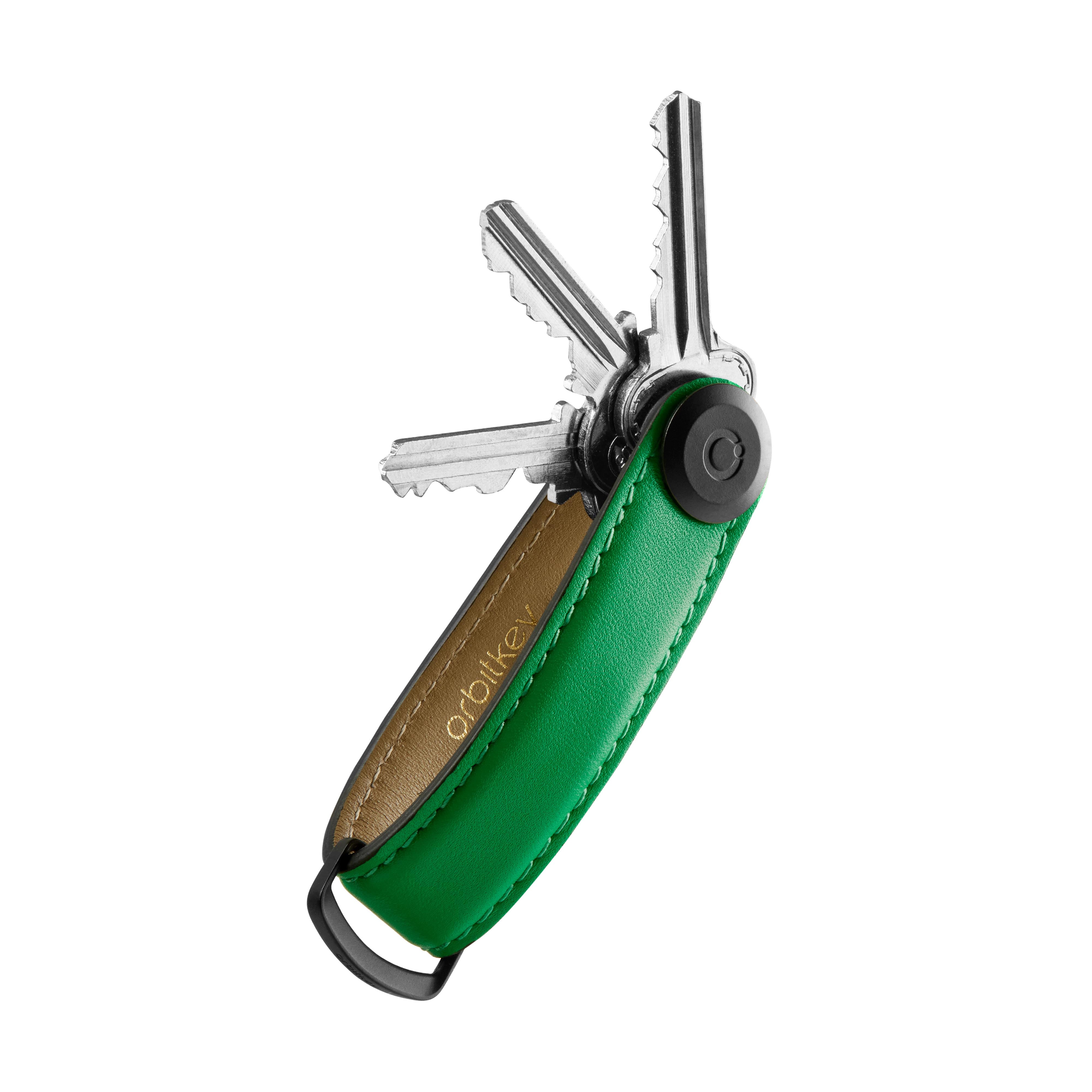 Seasonal Colour Leather Key Organiser, Island Green | Orbitkey - Wake Concept Store
