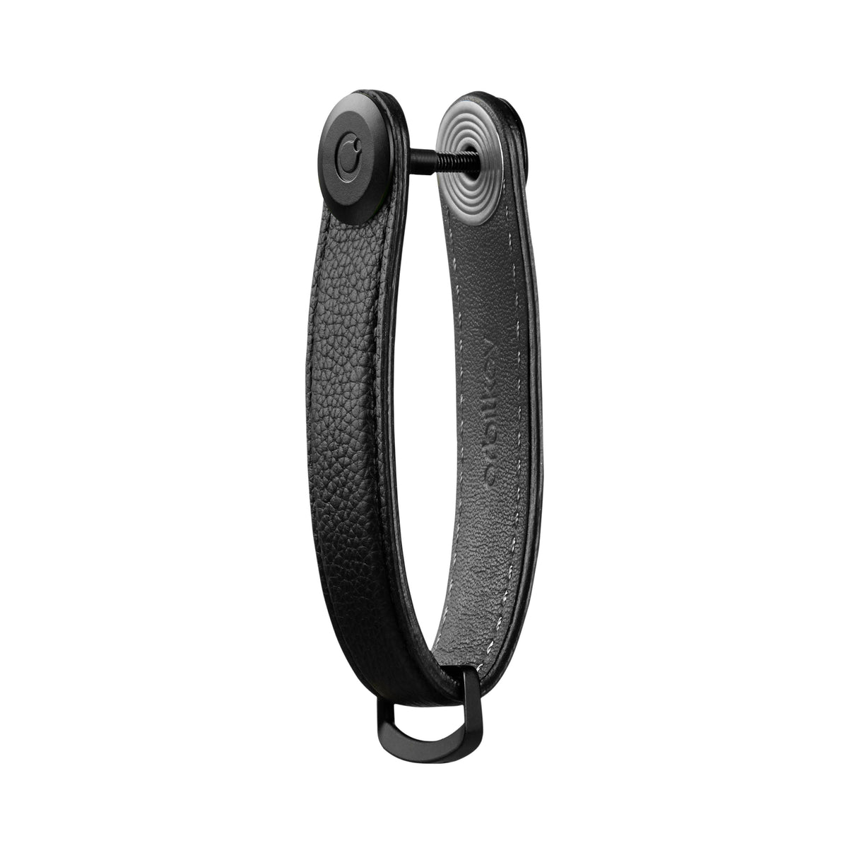 Pebbled Leather Key Organiser, Caviar | Orbitkey - Wake Concept Store
