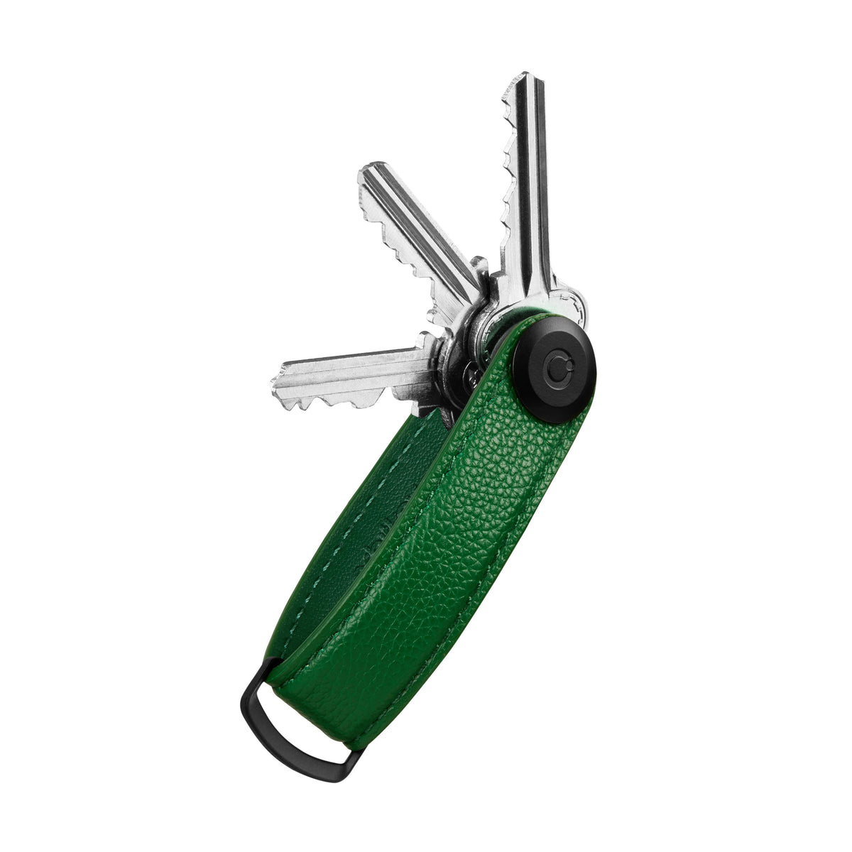 Pebbled Leather Key Organiser, Emerald | Orbitkey - Wake Concept Store