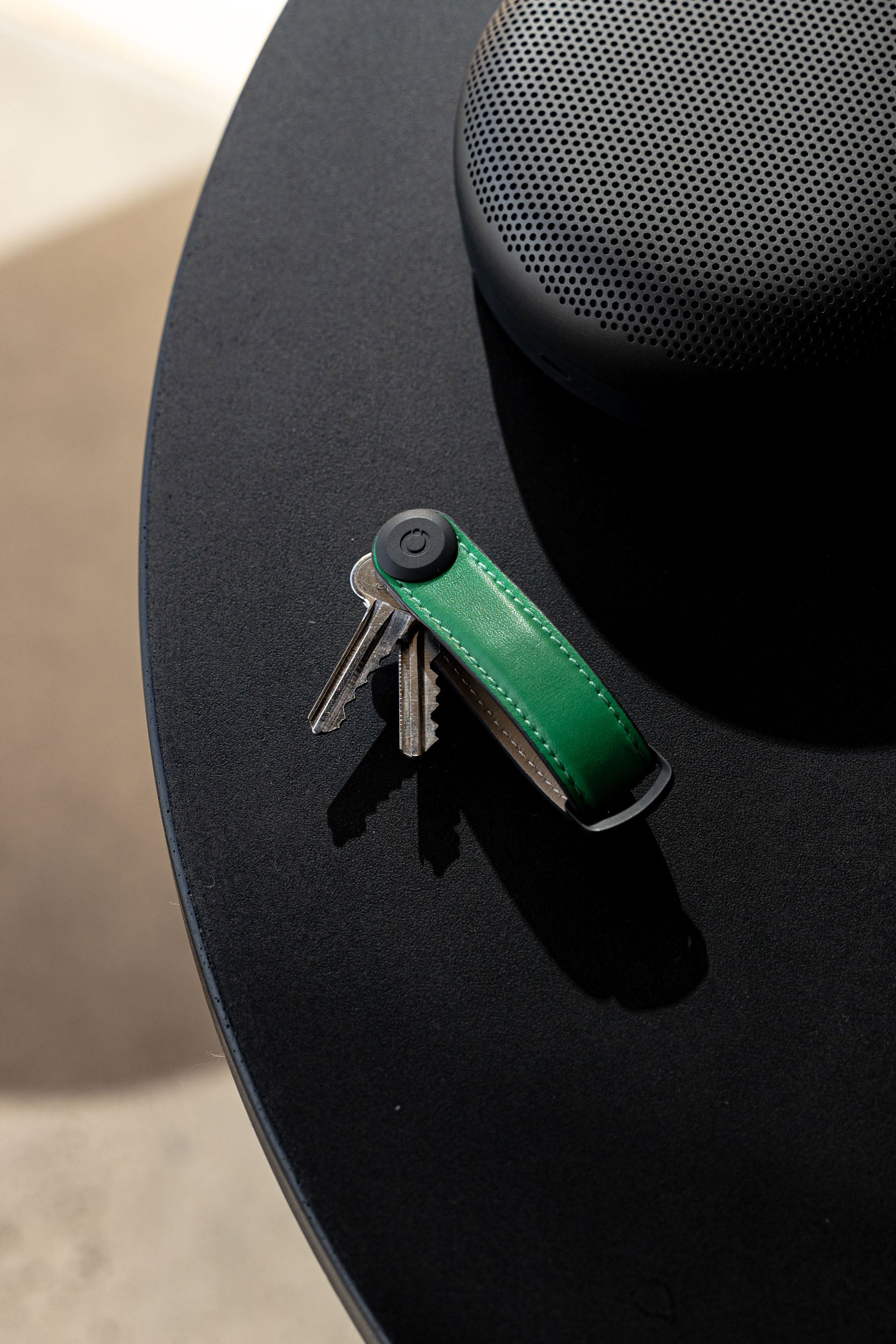 Seasonal Colour Leather Key Organiser, Island Green | Orbitkey - Wake Concept Store