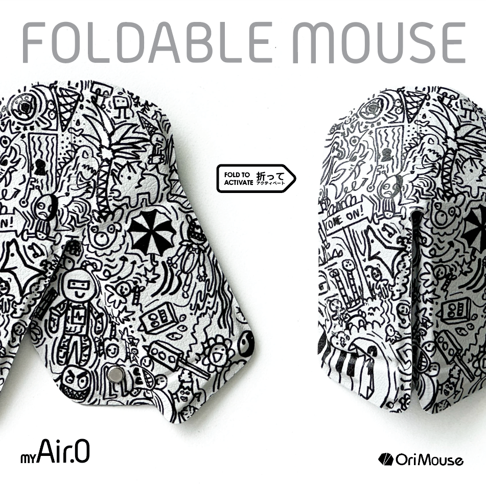 OriMouse x Art Foldable Bluetooth Mouse, Adventures