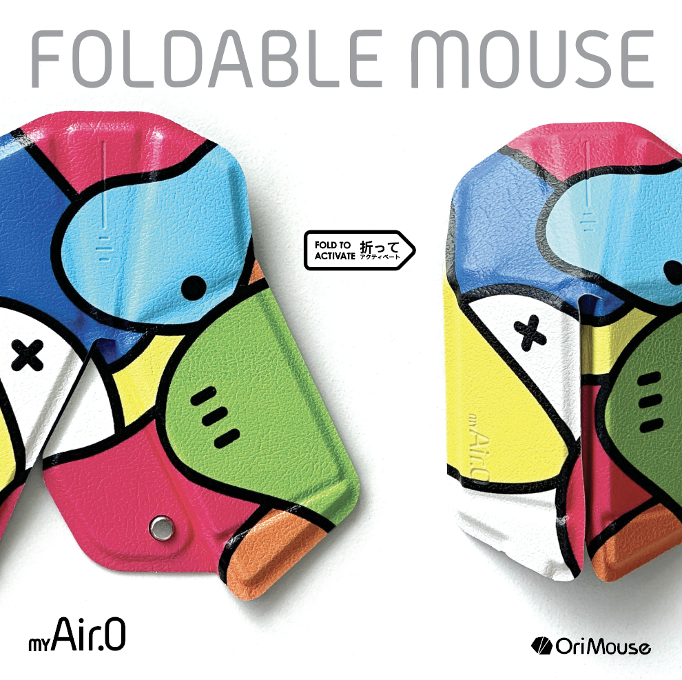 OriMouse x Art Foldable Bluetooth Mouse, Popu Canvas