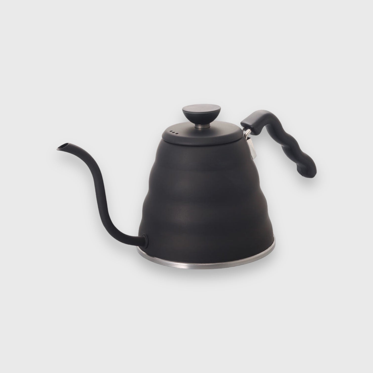 HARIO Buono Stainless Steel Narrow Mouth Kettle, Matte Black