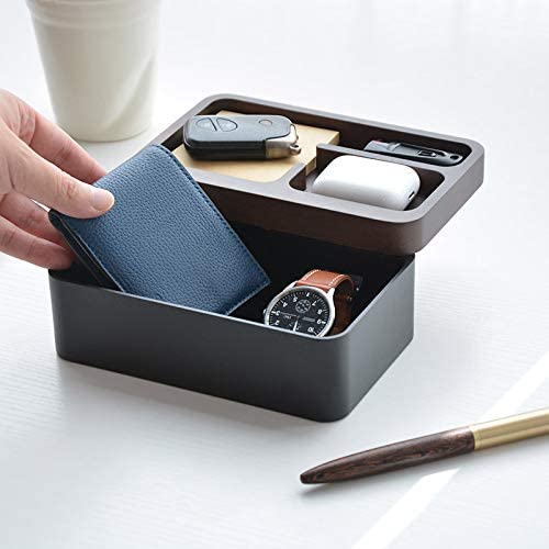 Revov Magnetic Rotating Tray Box, Black | Mordeco - Wake Concept Store