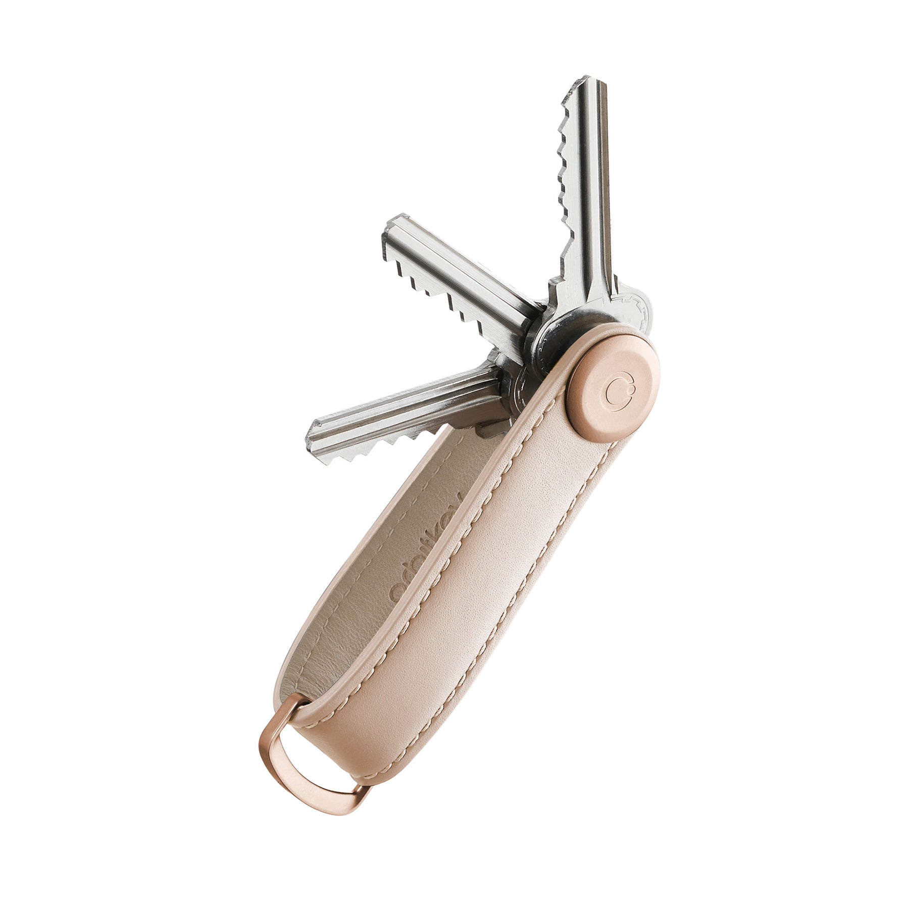 Leather Key Organiser, Blush/Blush | Orbitkey - Wake Concept Store