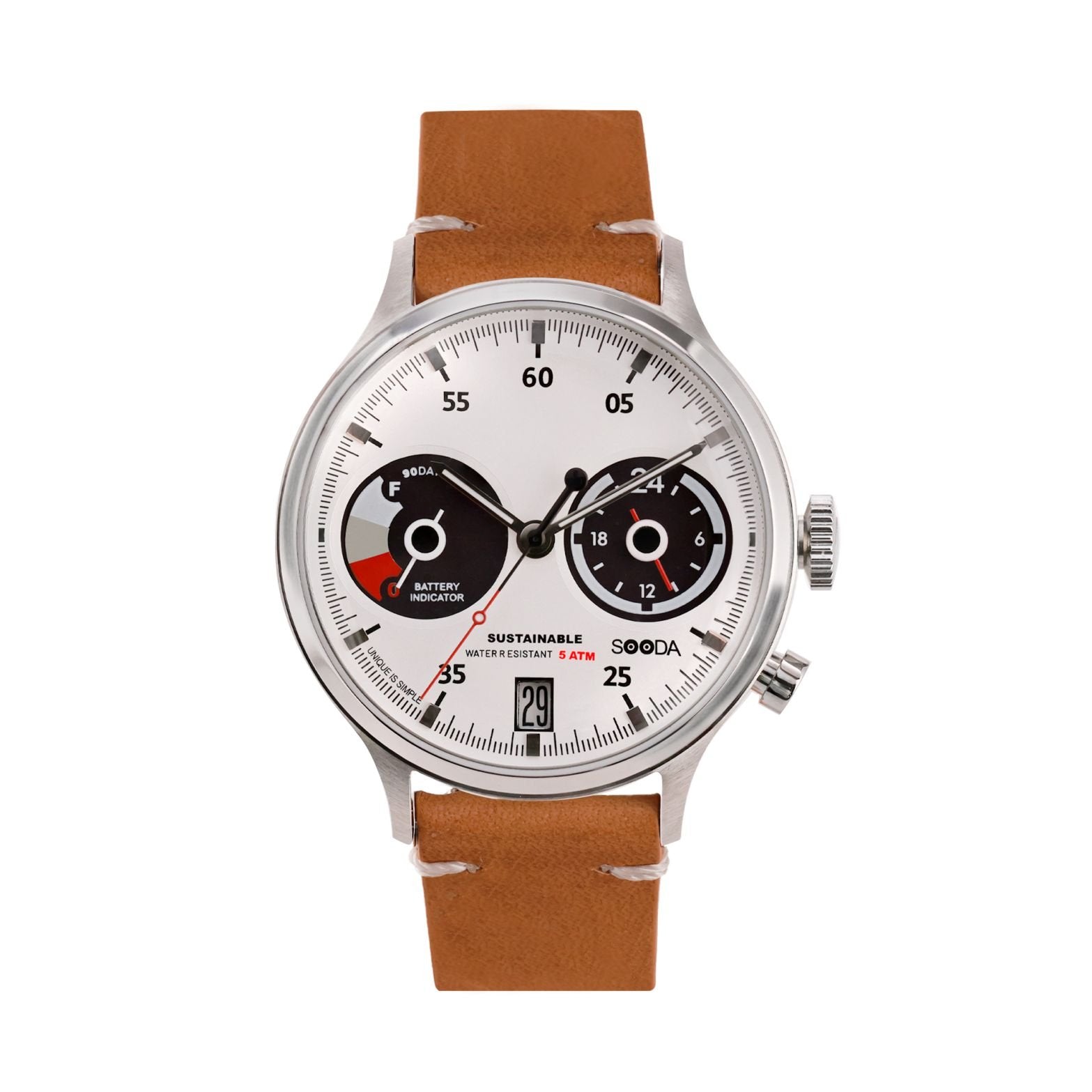 Sooda Solar Watch, Tan | TACS - Wake Concept Store