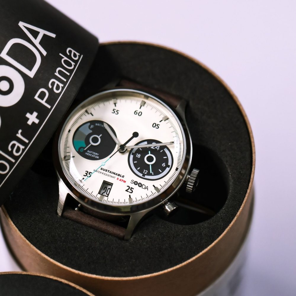 Sooda Solar Watch, Dark Brown | TACS - Wake Concept Store
