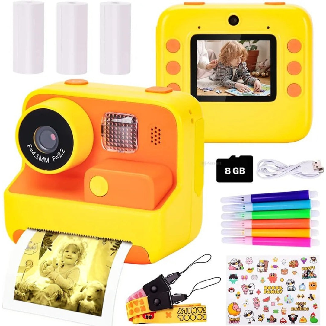 Instant Print Camera for Kids Ver. 2, Orange