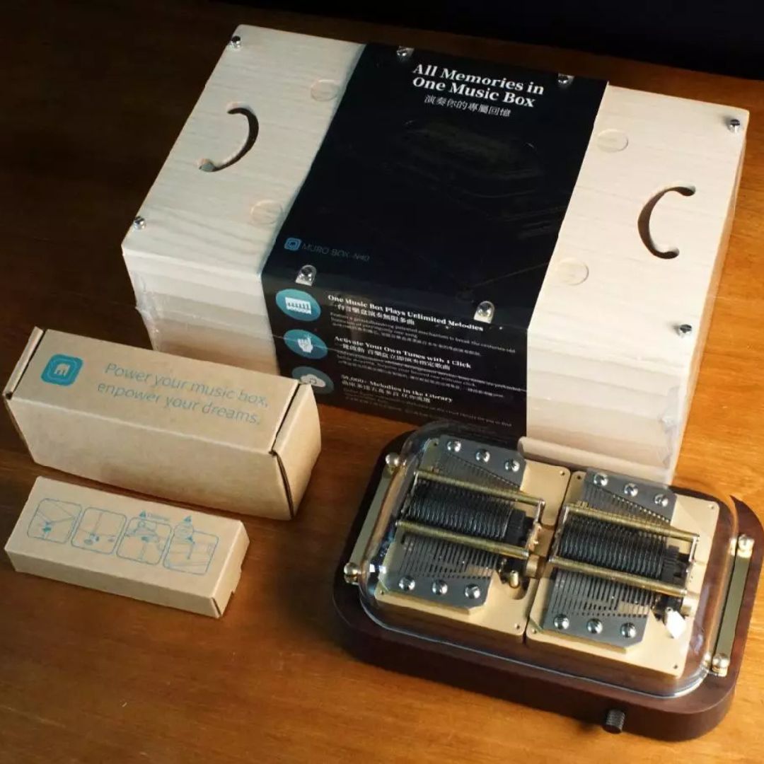 Muro Box N40 Sublime, Mechanical Music Box with Resonance Box