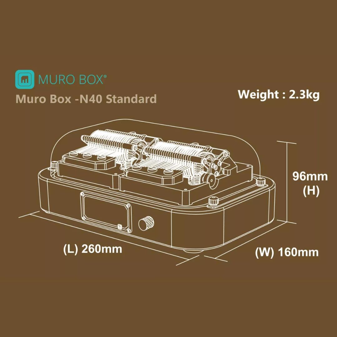 Muro Box N40 Standard, Mechanical Music Box with Resonance Box