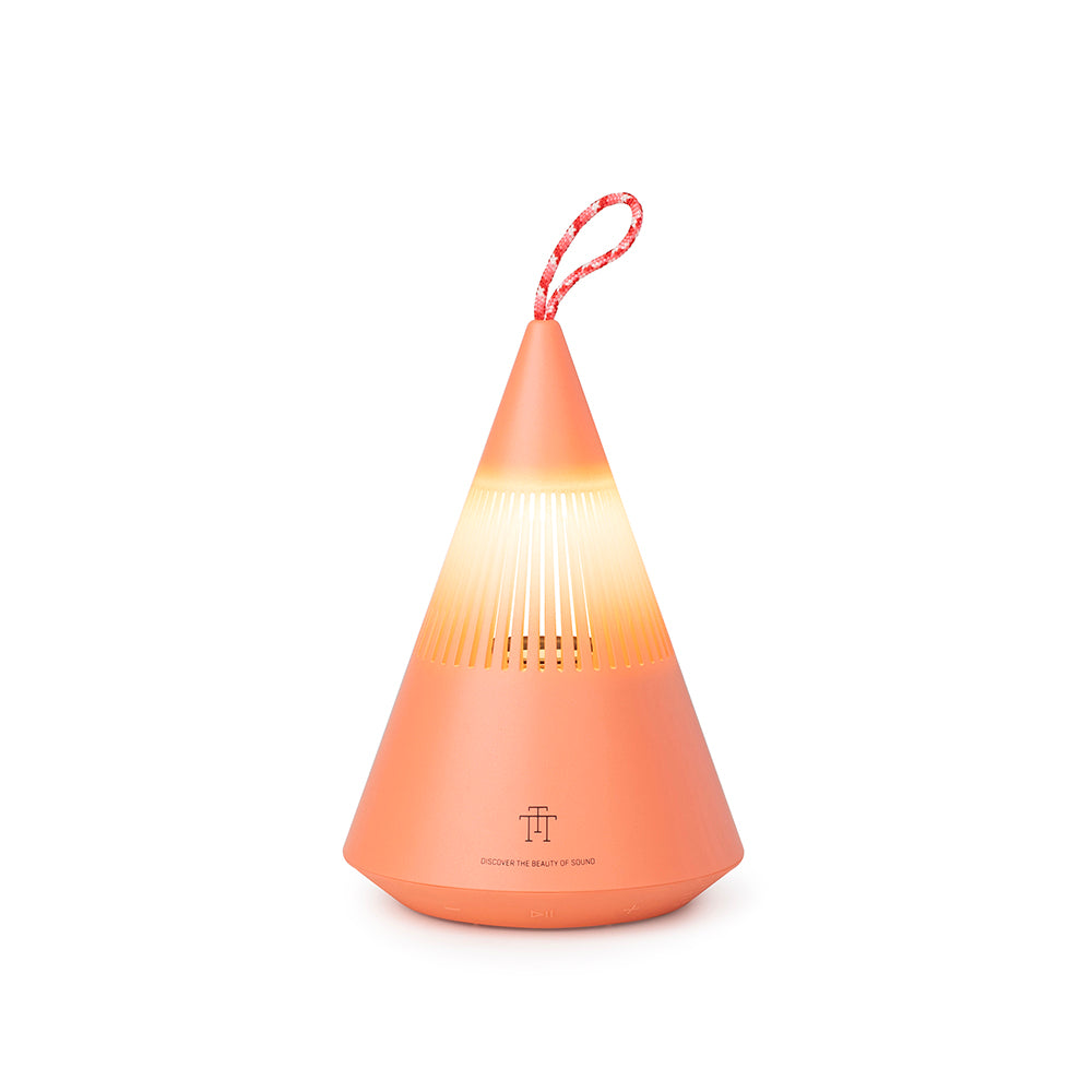 TreSound Q Camping Lamp and Bluetooth Speaker, Cloud Red | Trettitre - Wake Concept Store