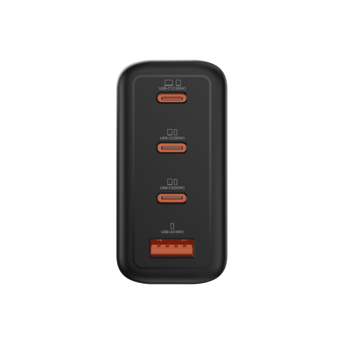 GaNGAPURNA 100W PD QC GaN Travel Charger
