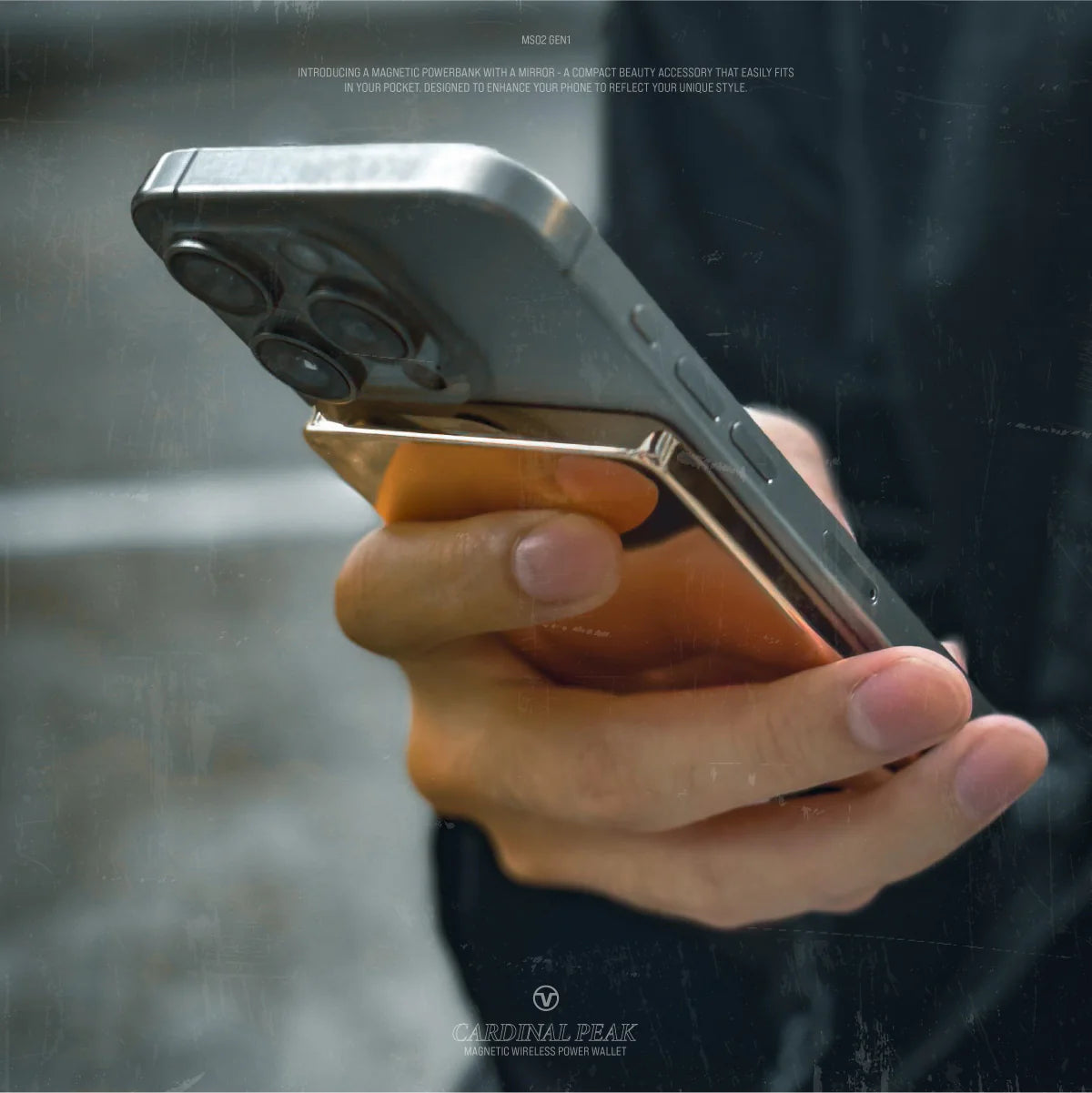 Cardinal Peak Magnetic Wireless Power Bank 2,000mAh | Vinnic Power - Wake Concept Store