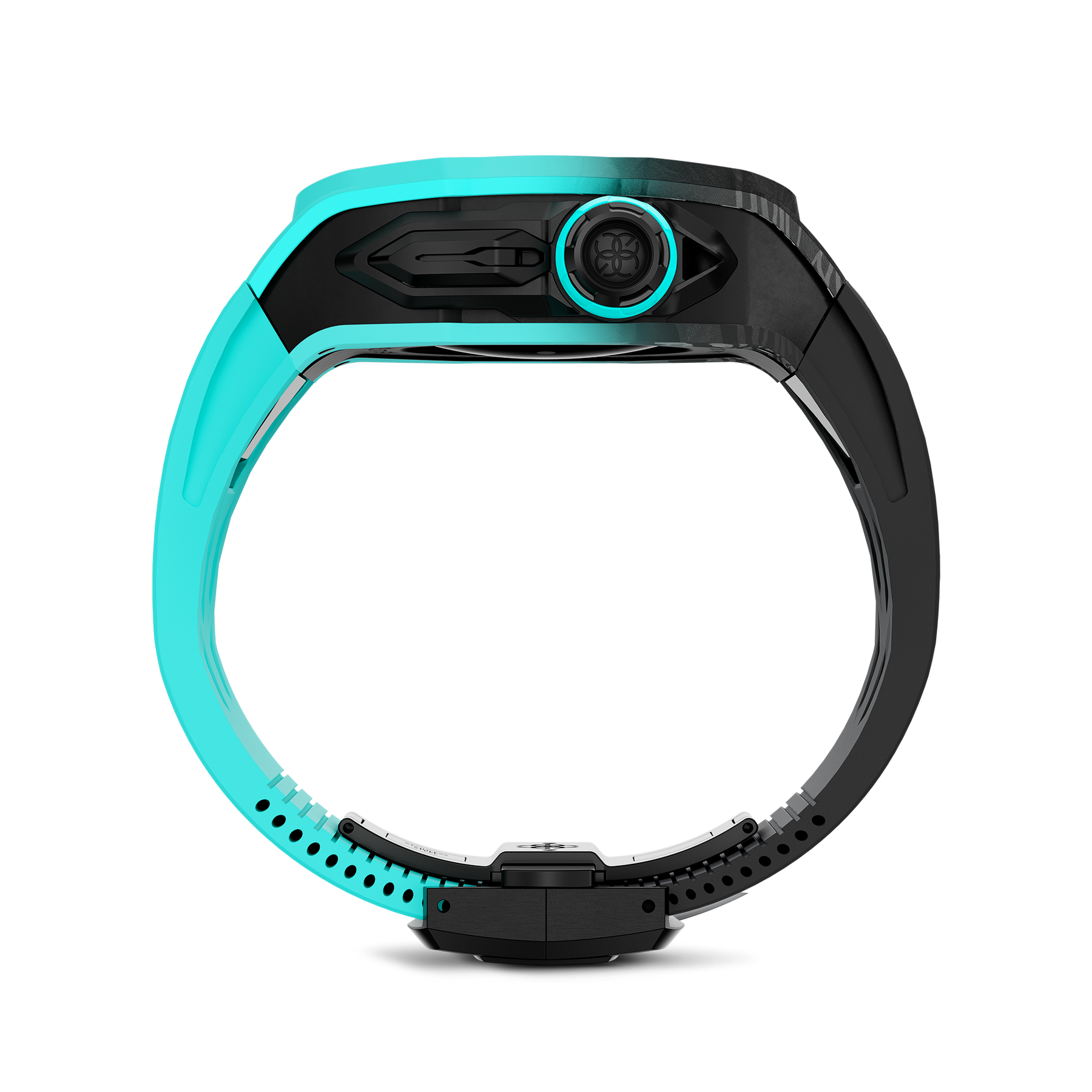 Apple Watch Ultra Case RSCIII49 Mansory, Noir et Menthe