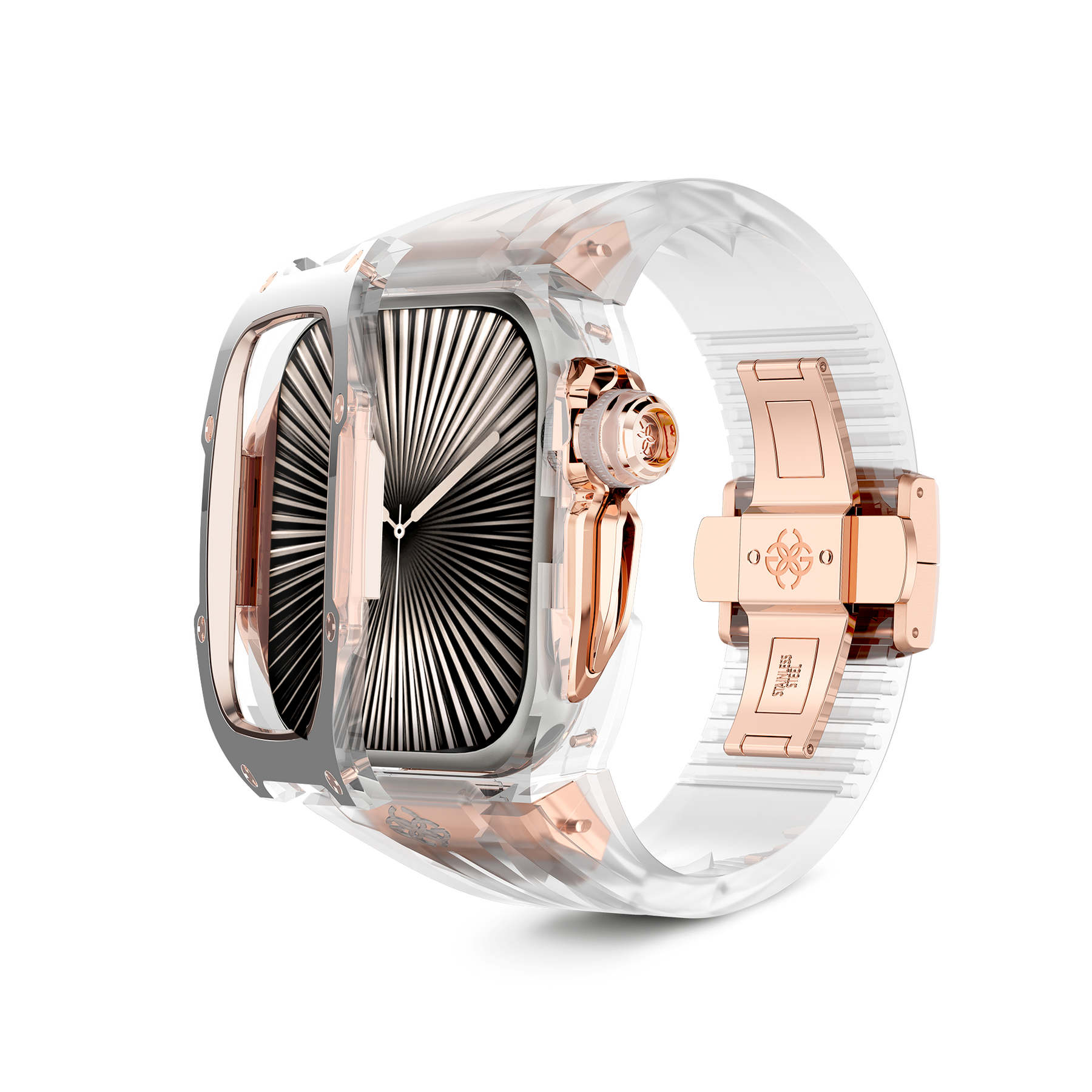 Apple Watch 10 Case RSTRIII46, Crystal Rose