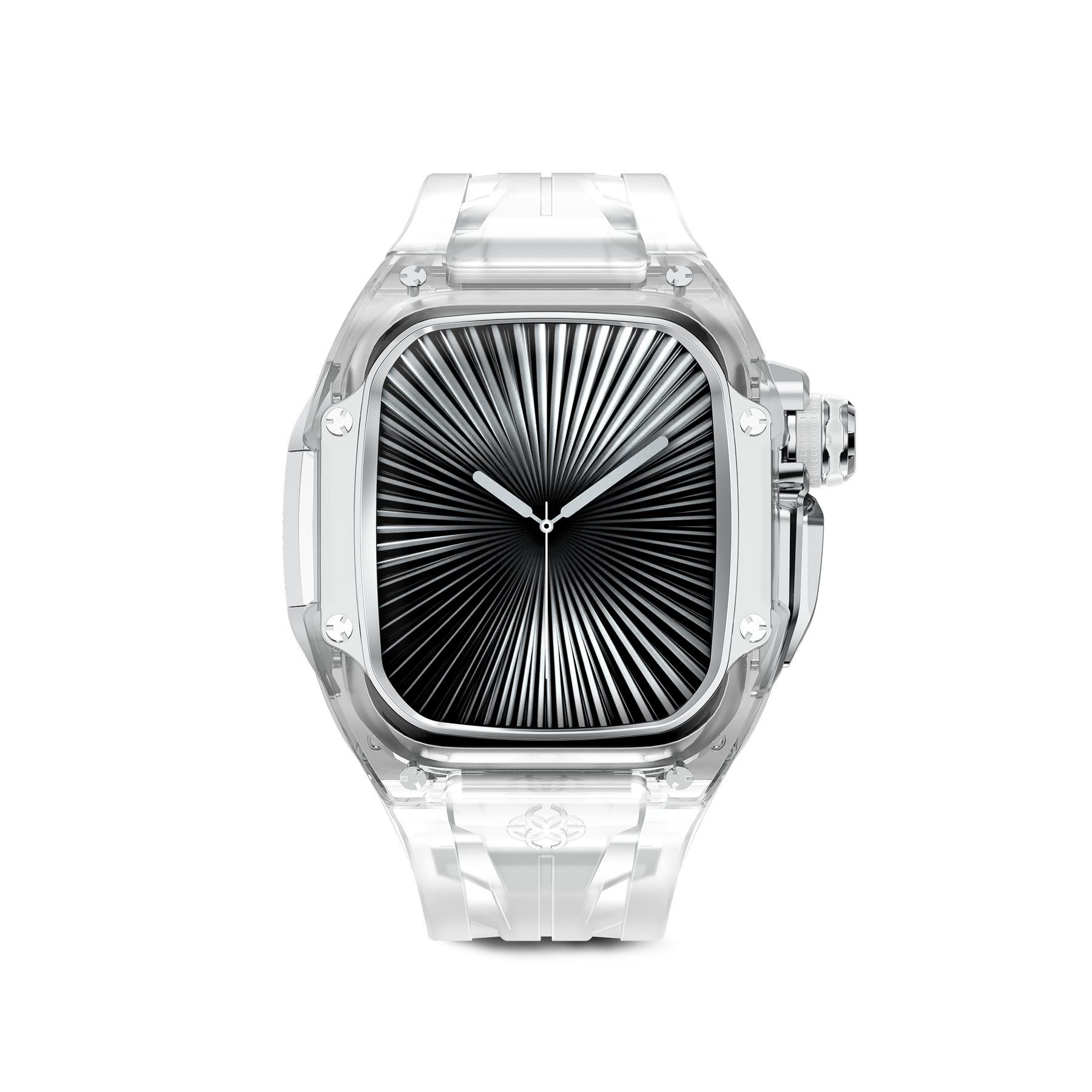 Apple Watch 10 Case RSTRIII46, Crystal Steel