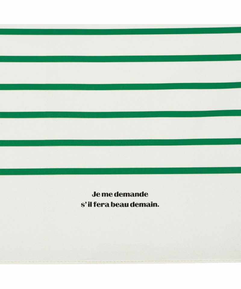 Wpc. Air Light Mini Umbrella, French Border/Green