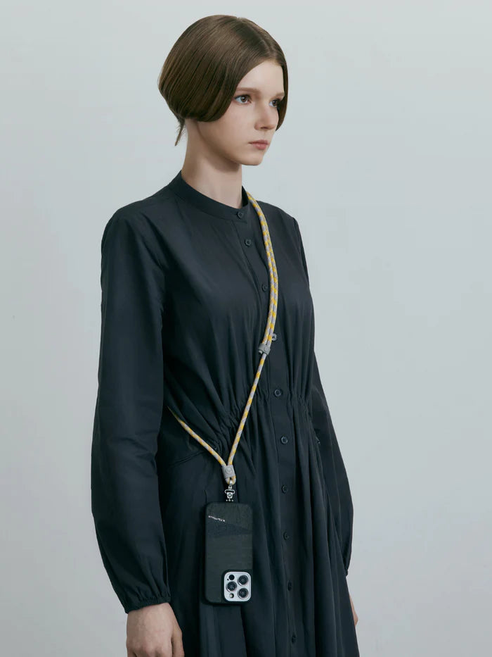 Yoggle Click Crossbody Phone Strap, Yellow Grey | M.Craftsman - Wake Concept Store