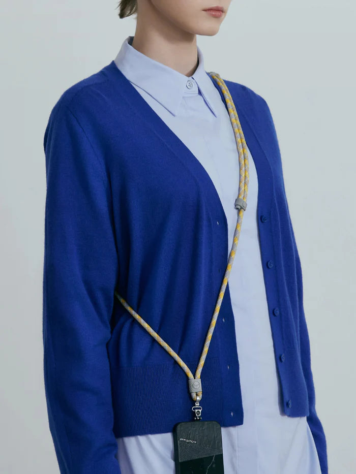 Yoggle Click Crossbody Phone Strap, Yellow Grey | M.Craftsman - Wake Concept Store