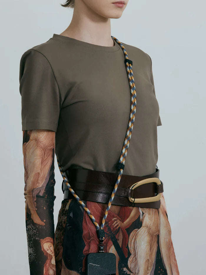 Yoggle Click Crossbody Phone Strap, Yellow Brown | M.Craftsman - Wake Concept Store