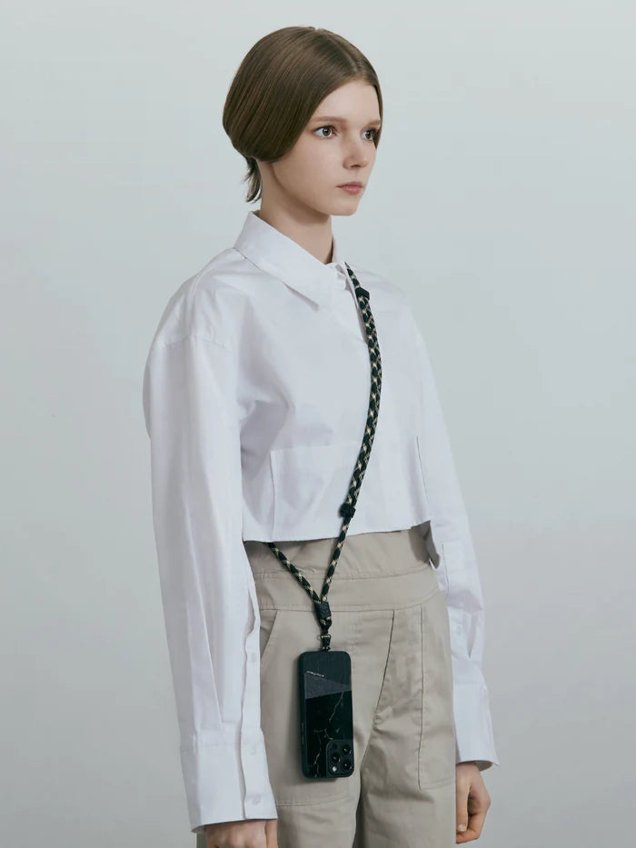 Yoggle Click Crossbody Phone Strap, Golden Black | M.Craftsman - Wake Concept Store