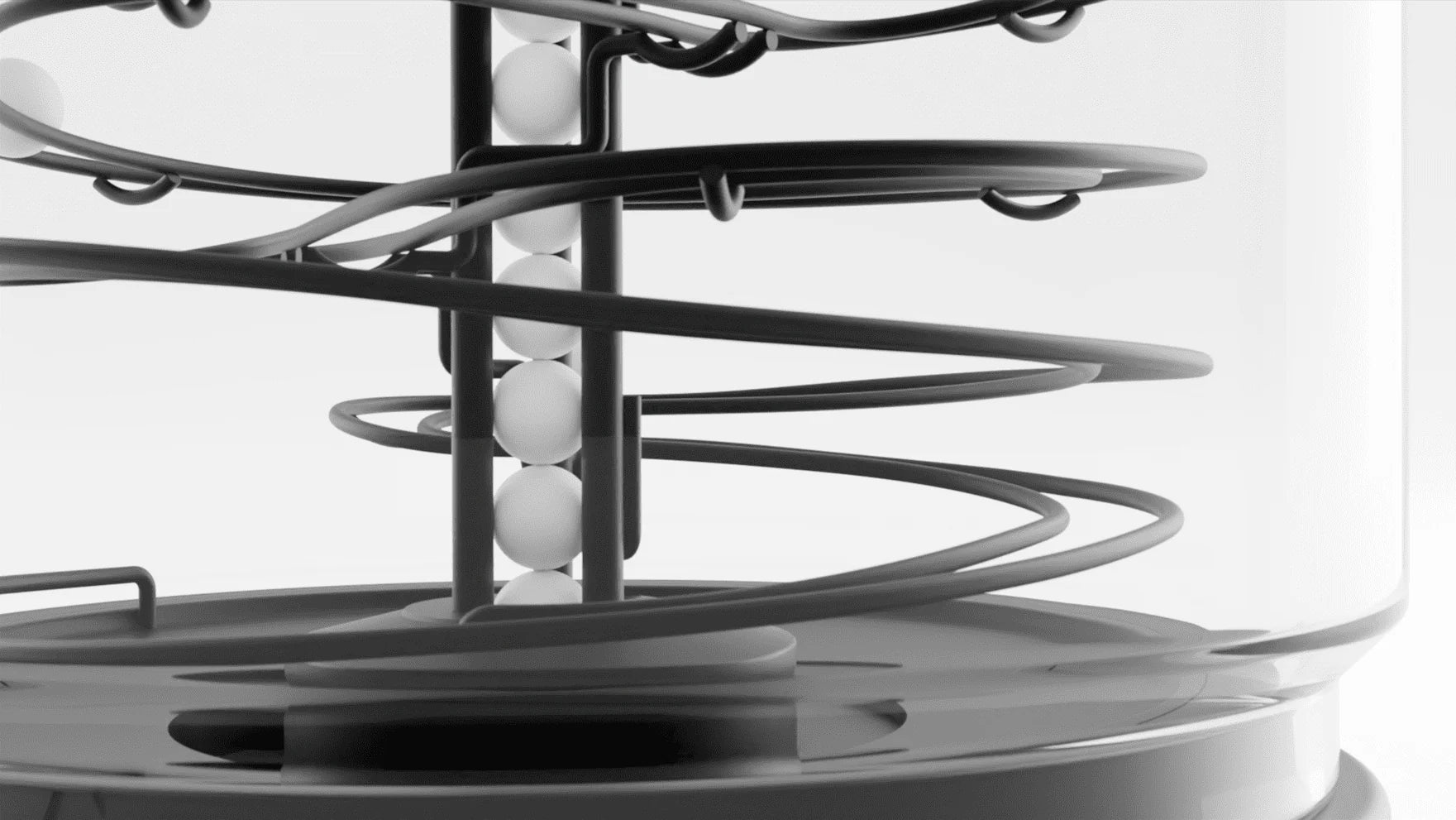 Marbolous 360° Design Marble Track Desk Toy, Electroll Walnut | Marbolous - Wake Concept Store