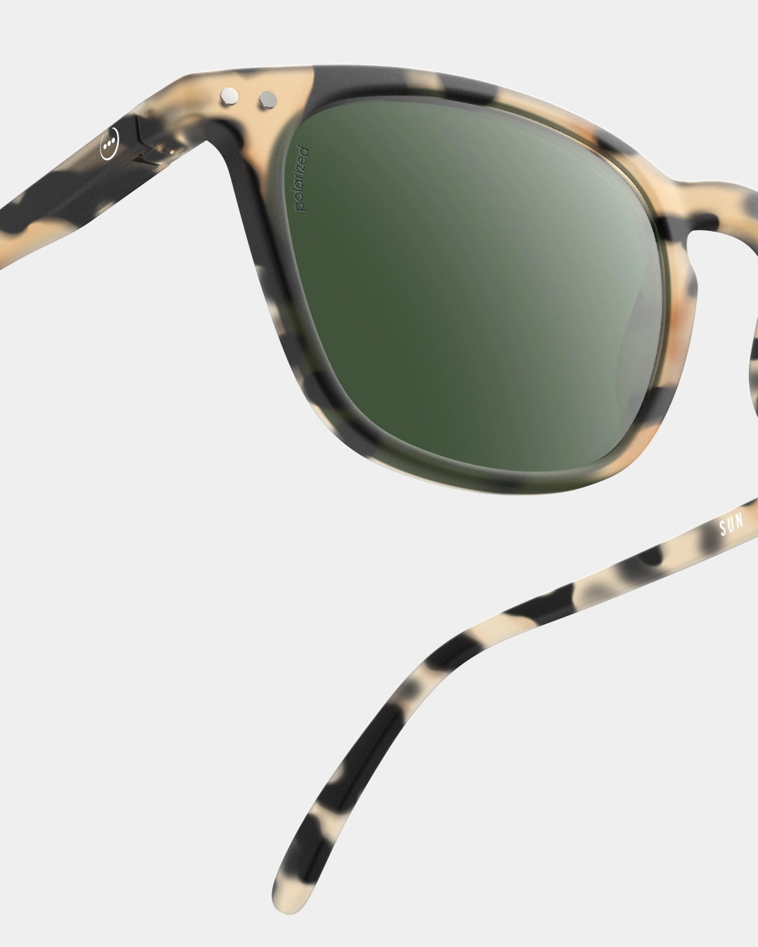 #E Polarized Lenses, Light Tortoise Green