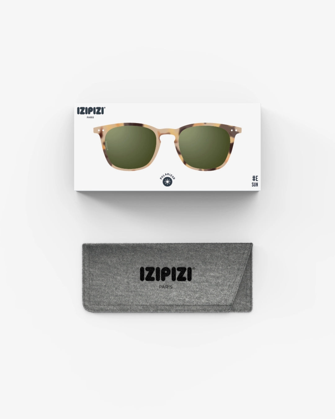#E Polarized Lenses, Light Tortoise Green