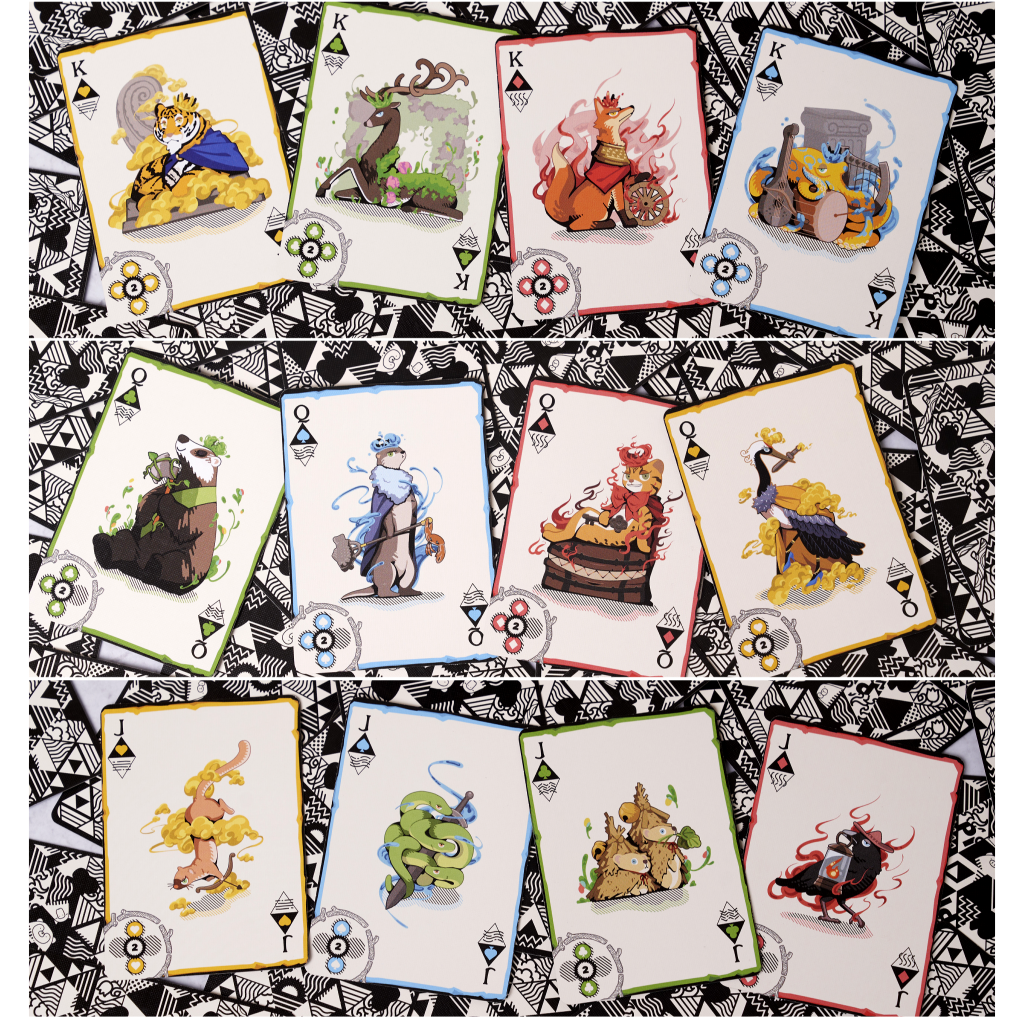 Piri Piri Summoners - Handcrafted Wooden Meeple Strategy Game
