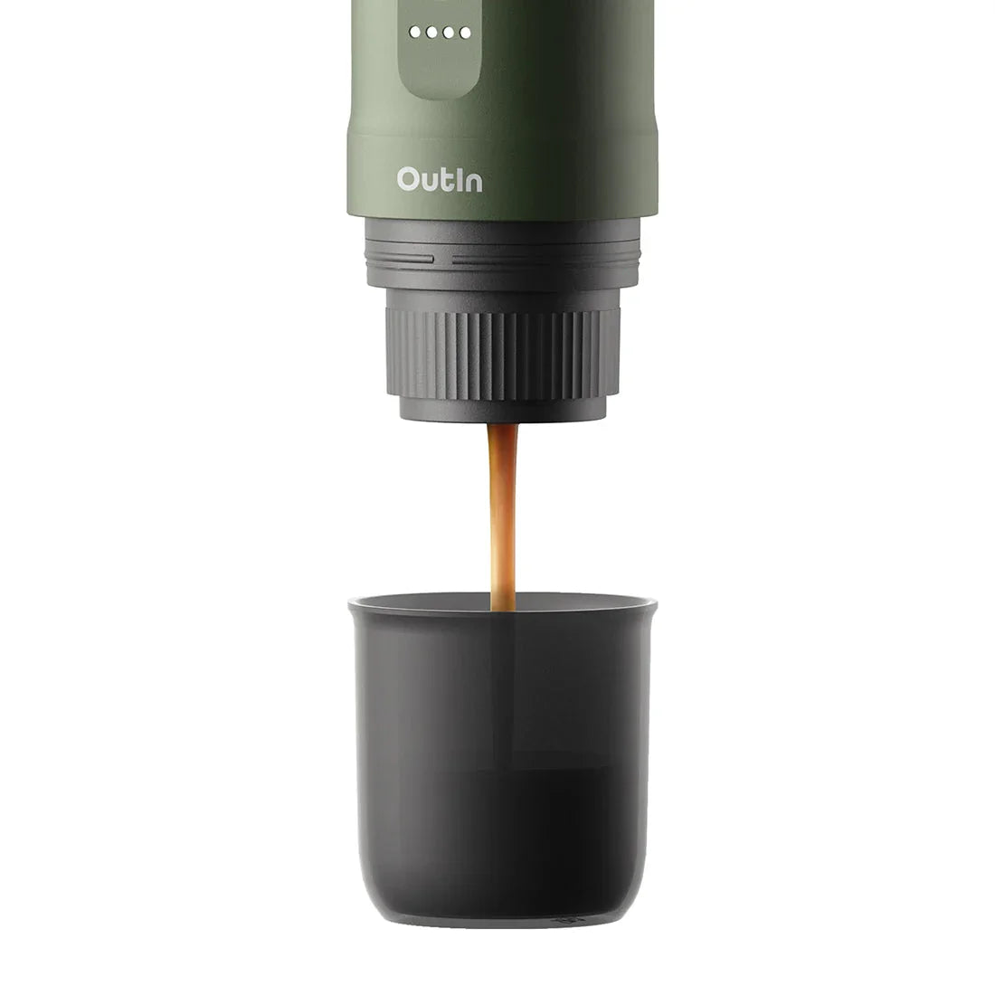 Nano Portable Espresso Machine, Forest Green