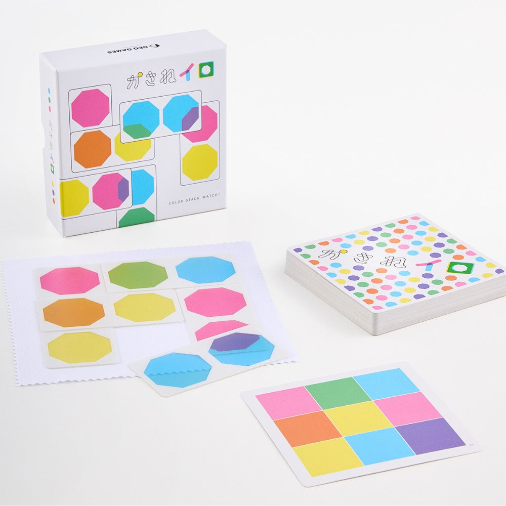 KASANE IRO Color Stack Match Educational Board Game